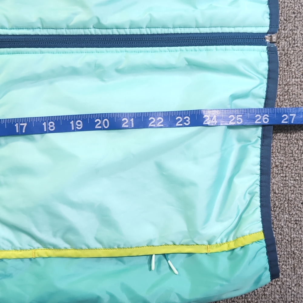 Cotopaxi Teca Calido Hooded Puffer Reversible Jacket Medium in Green/Teal/Aqua - Picture 12 of 16